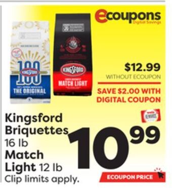 Weis Markets Kingsford briquettes offer