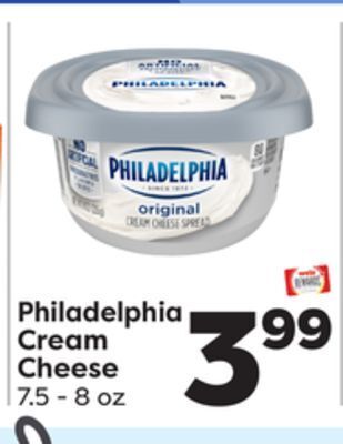 Weis Markets Philadelphia cream cheese offer