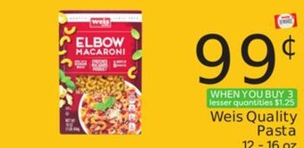 Weis Markets Weis quality pasta offer