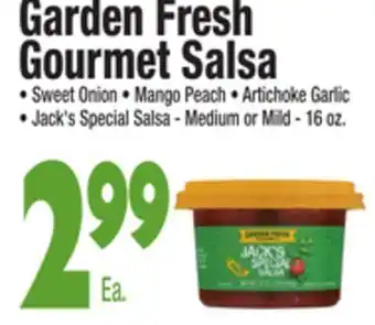 King Kullen Garden fresh gourmet salsa offer
