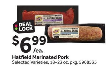 Stop&Shop Hatfield marinated pork offer