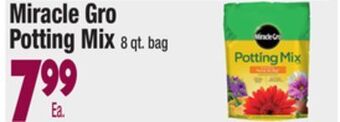 King Kullen Miracle gro potting mix offer