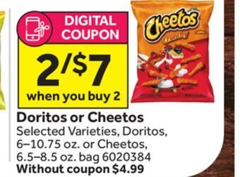 Stop&Shop Doritos or cheetos offer