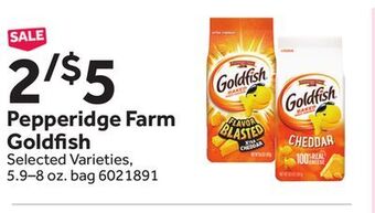 Stop&Shop Pepperidge farm goldfish offer
