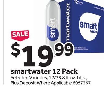 Stop&Shop Smartwater 12 pack offer