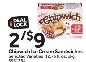 Stop&Shop Chipwich ice cream sandwiches offer