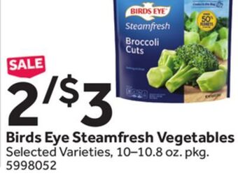 Stop&Shop Birds eye steamfresh vegetables offer