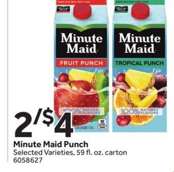 Stop&Shop Minute maid punch offer