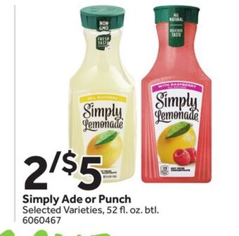Stop&Shop Simply ade or punch offer