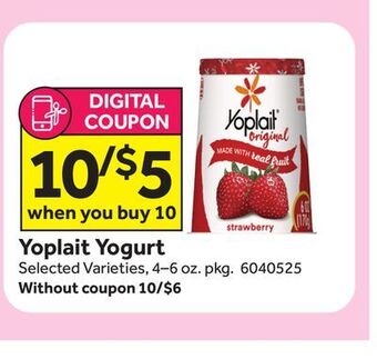 Stop&Shop Yoplait yogurt offer