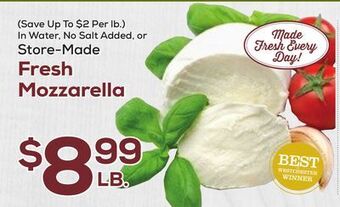 DeCicco & Sons Fresh mozzarella offer