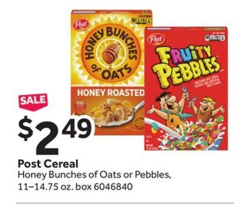 Stop&Shop Post cereal offer