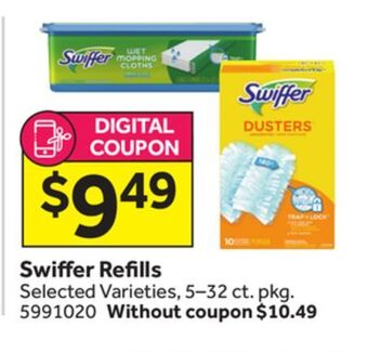 Stop&Shop Swiffer refills offer
