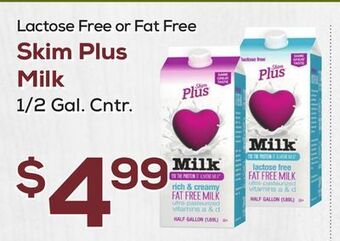 DeCicco & Sons Skim plus milk offer