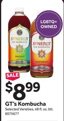 Stop&Shop Gt's kombucha offer