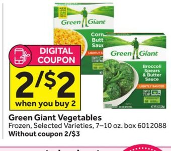 Stop&Shop Green giant vegetables offer