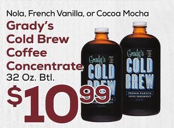 DeCicco & Sons Grady's cold brew coffee concentrate offer