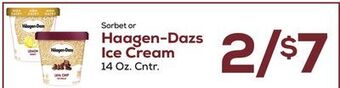 DeCicco & Sons Haagen-dazs ice cream offer