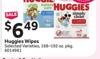 Stop&Shop Huggies wipes offer