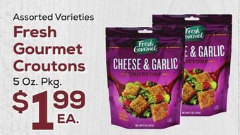 DeCicco & Sons Fresh gourmet croutons offer