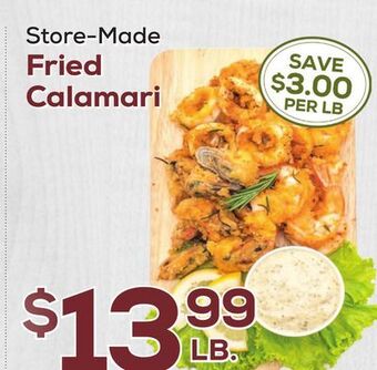 DeCicco & Sons Fried calamari offer