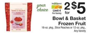 The Fresh Grocer Frozen fruit offer