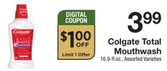 The Fresh Grocer Total mouthwash offer