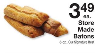 The Fresh Grocer Store made batons offer