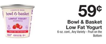 The Fresh Grocer Low fat yogurt offer