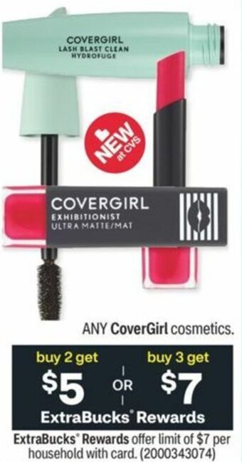 CVS CoverGirl Cosmetics offer