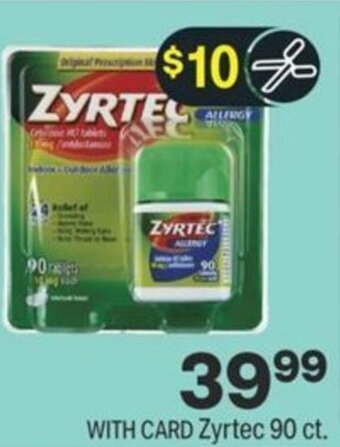 CVS Zyrtec 90 ct offer