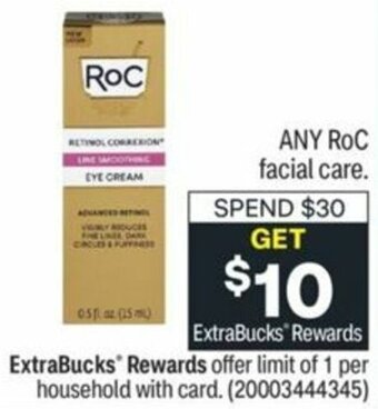 CVS RoC Facial Care offer