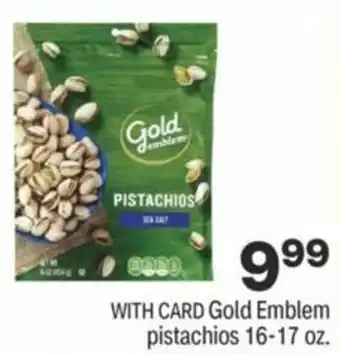 CVS Emblem Pistachios 16-17 oz offer