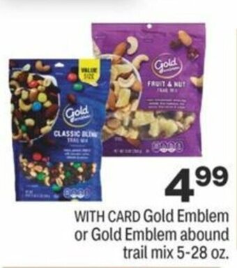 CVS Gold Emblem Or Gold Emblem Abound Trail Mix 5-28 oz offer