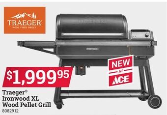 Ace Hardware Traeger® ironwood xl wood pellet grill offer