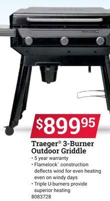 Ace Hardware Traeger® 3-burner outdoor griddle offer