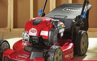 Ace Hardware Toro® recycler® smartstow® self-propelled high-wheel mower offer
