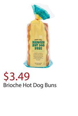 Trader Joe's Brioche hot dog buns offer
