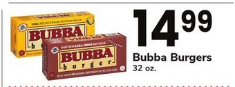 ACME Bubba burgers offer