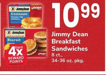 ACME Jimmy dean breakfast sandwiches offer