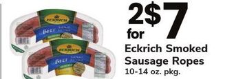 ACME Eckrich smoked sausage ropes offer