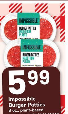 ACME Impossible burger patties offer