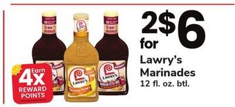 ACME Lawry's marinades offer