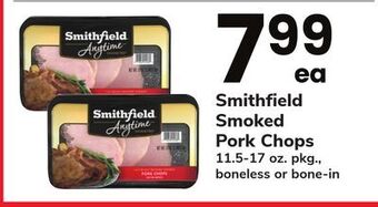 ACME Smithfield smoked pork chops offer