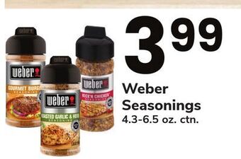 ACME Weber seasonings offer