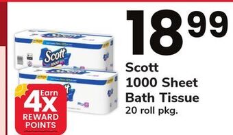 ACME Scott 1000 sheet bath tissue offer