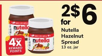 ACME Nutella hazelnut spread offer