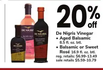 ACME De nigris vinegar offer