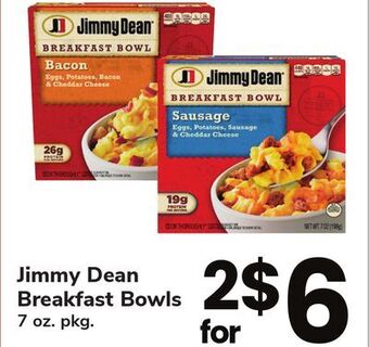 ACME Jimmy dean breakfast bowls offer