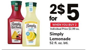 ACME Simply lemonade offer